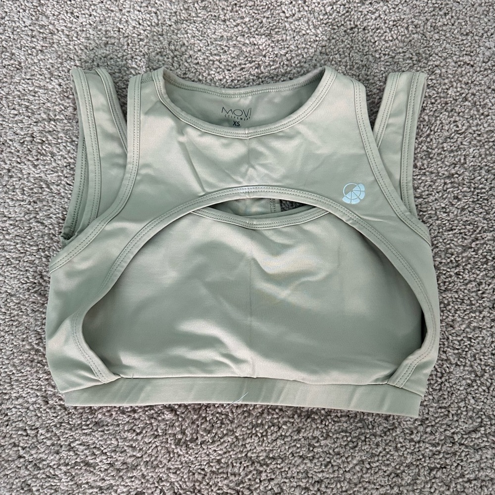 Women's Beige Sports Top